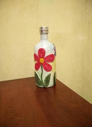 Декоративна пляшка "весняно настрій"