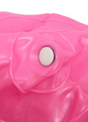 Шар мяч для фитнеса 65 см, для занятий спортом фитбол для беременных гладкий розовый4 фото