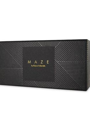 Браслети на зап'ястя та палець maze bijoux indiscrets чорні, os9 фото