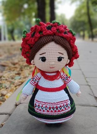 Кукла украинская кукла в вышиванке национальная кукла5 фото