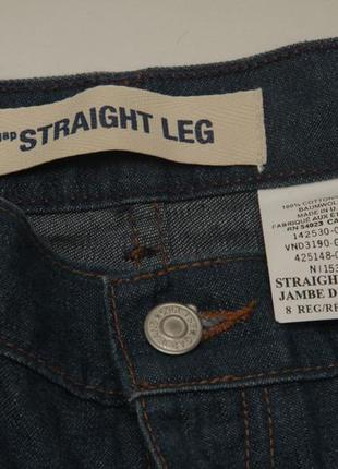 Gap 30 straight leg джинсы made in usa dry denim5 фото