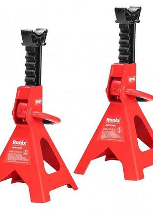 Домкрат-подставки ronix rh-4941 комплект 3т 2 шт