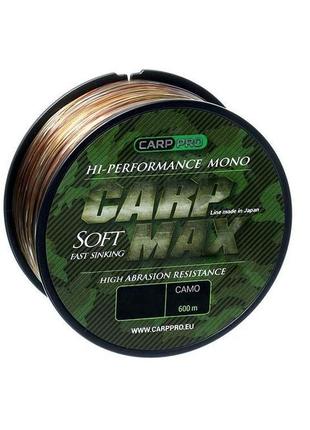 Волосінь carp pro carp max camo 600м 0.28 мм