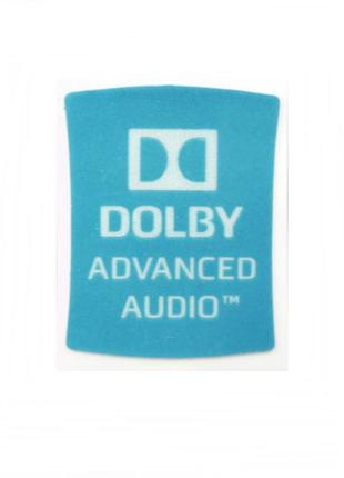 Наклейка dolby advanced audio, blue