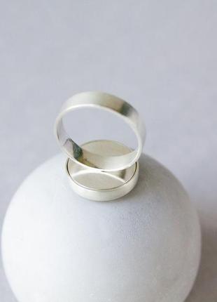 Серебряное кольцо с клевером7 фото