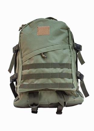 Тактичний похідний міцний рюкзак 40 літрів колір олива хакі 161-2 sv