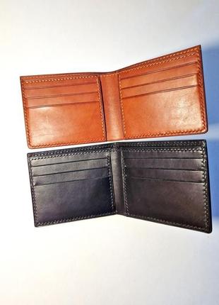 Класичний гаманець з натуральної шкіри преміум класу.9 фото