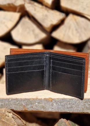 Класичний гаманець з натуральної шкіри преміум класу.7 фото