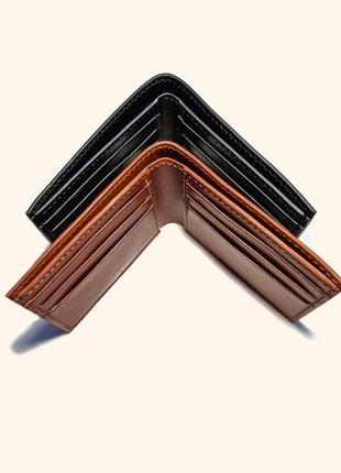 Класичний гаманець з натуральної шкіри преміум класу.3 фото