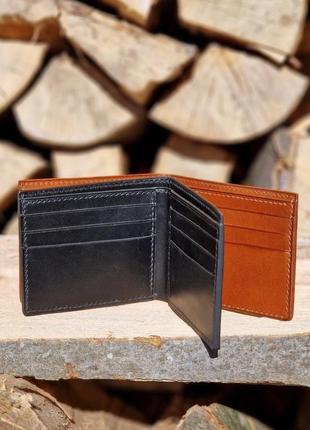 Класичний гаманець з натуральної шкіри преміум класу.6 фото