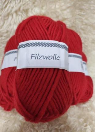 Filzwolle натуральная шерсть германия для вязания валяние1 фото
