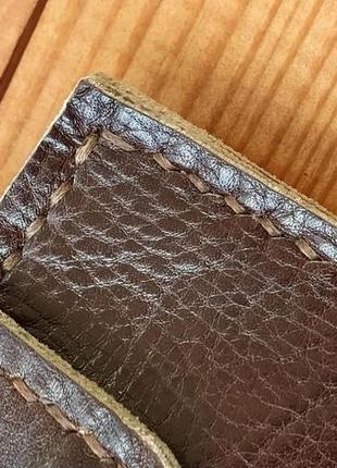 Класичний чоловічий гаманець з натуральної шкіри «art classic»6 фото