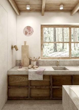 Ботанічний барельєф з гіпсу з винонрадом