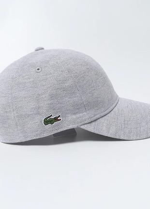 Бейсболка lacoste серая синяя4 фото