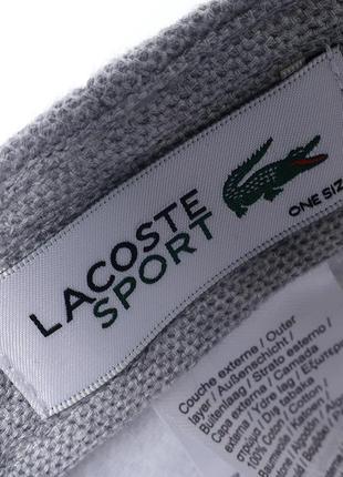 Бейсболка lacoste серая синяя3 фото