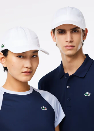 Бейсболка lacoste серая синяя2 фото