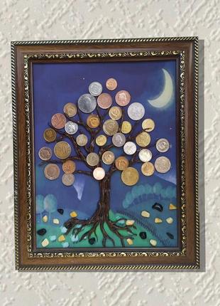 Картина грошове дерево2 фото