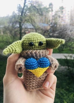 Малыш грогу baby yoda малыш йода игрушка мандалориан звездные войны4 фото