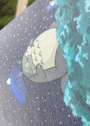 Мій сусід тоторо totoro міні картина акрилом2 фото