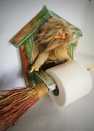 Держатель для туалетной бумаги домовой
