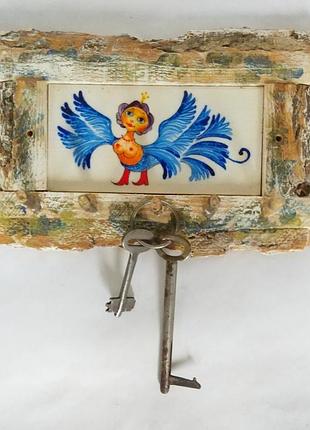 Ключница " райская птица "