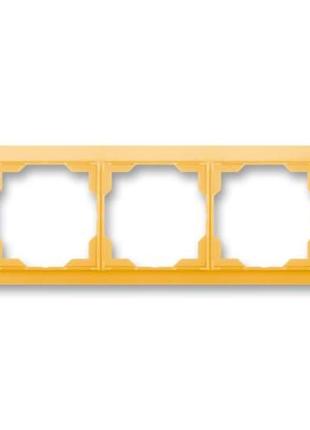 Рамка 3 поста abb neo оранжевый лед (3901m-a00130 43)