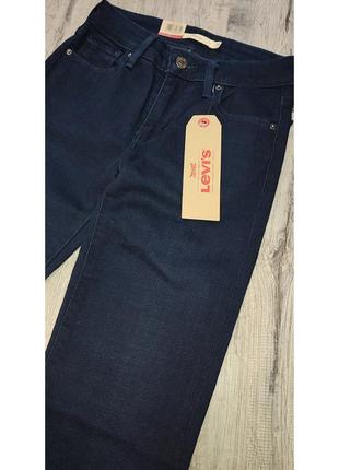 Levis 712 фирменные стильные джинсы брюки брюки скинны узкие укороченные2 фото