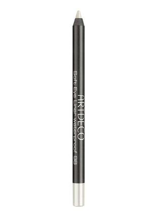 Artdeco soft eye liner waterproof карандаш для глаз водостойкий 1.2 гр номер 98-vanilla white1 фото