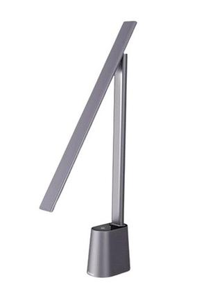 Настільна лампа baseus rechargeable folding reading desk lamp grey dgzg-0g