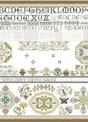 Набор для вышивания по нанесённой на канву схеме "totem pattern". aida 14ct printed 58*59 см