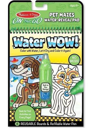 Чарівна водна розмальовка "лабіринти" melissa&doug (md9484)