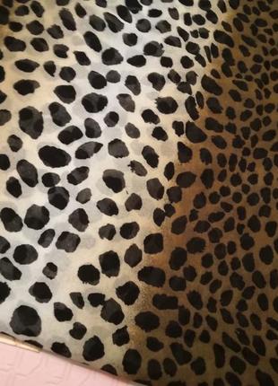 Леопардовый шарф.3 фото