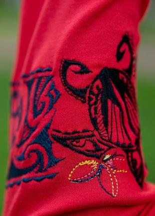 Джемпер красный tattoo-черепаха m4 фото