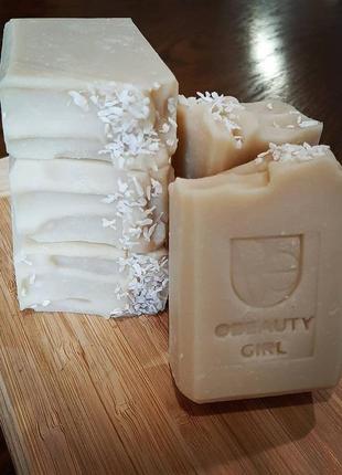 Натуральне мило  coconut milk soap / кокосове мило із запахом жасмину1 фото