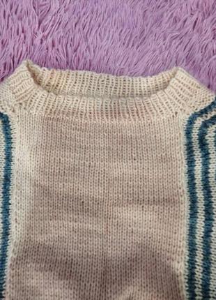 Пуловер женский - оверсайз. 4