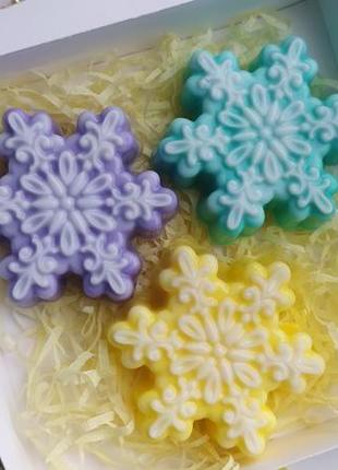 Сувенірне мило "сніжинка"