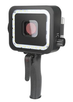 Водонепроникне led-світло, спалах зі світлофільтром для екшн камер gopro hero 5, 6, 7 (код no xtgp540)
