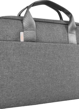 Сумка для ноубука wiwu minimalist pro laptop bag 14'' gray
