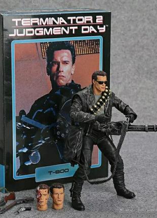 Фигурка neca терминатор t-800 terminator 2 judgment day show box2 фото