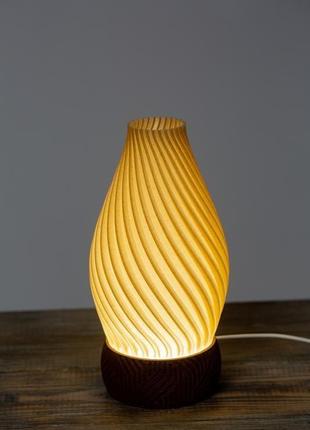 Дизайнерская настольная лампа eco 3d print10 фото