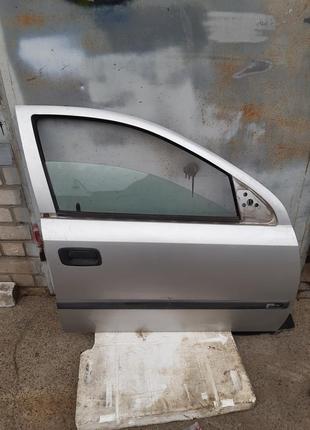 Дверь передняя правая серебро опель астра g разборка opel astra zafira vectra зафіра зафира вектра