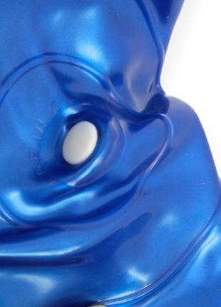 Шар мяч для фитнеса 50 см, для занятий спортом фитбол для беременных гладкий синий