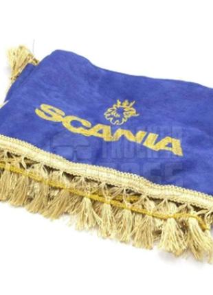 Шторы в кабину scania лобовое стекло-1 и боковые-2 цвет синий