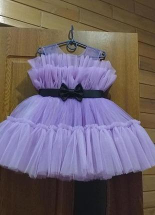 Сиреневое платье для  ваших  куколок  детское