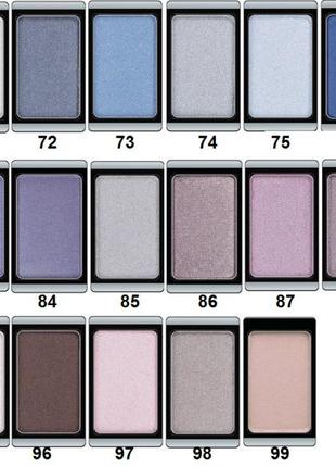 Artdeco glamour eyeshadow тени с блестками артдеко в ассорт(уточняйте наличие оттенка по вайберу или телефону