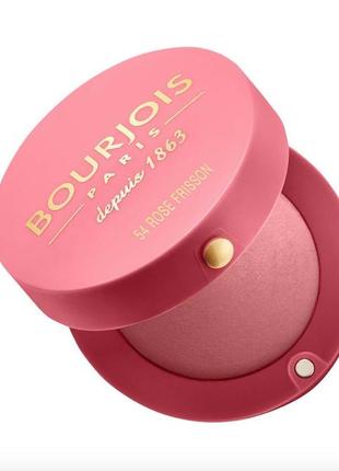 54 bourjois pastel joues компактні рум'яна з дзеркальцем буржуа 54 rose frisson