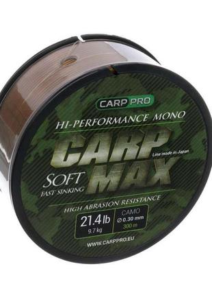 Леска carp pro carp max camo 300м 0.3 мм