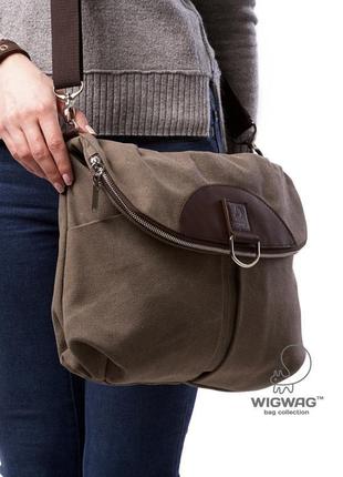 Сумка-рюкзак, сумка-трансформер из канваса и натуральной кожи3 фото