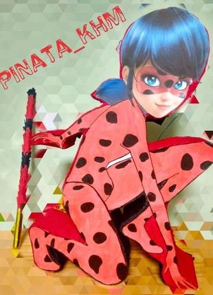 Піньята фігурна "ladybug"1 фото