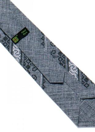 Вышитый галстук №7284 фото